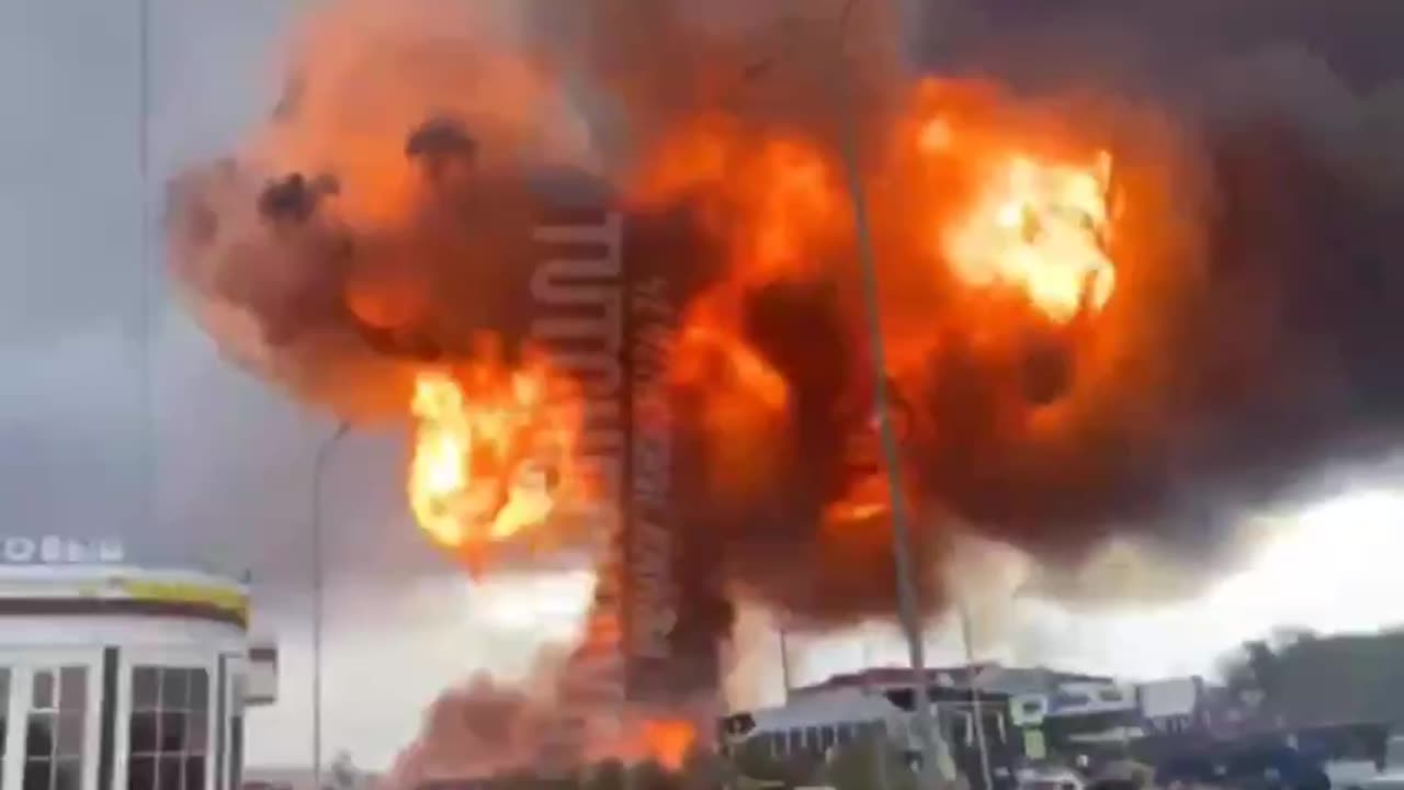 Insane Detonation of a Fuel Storage Depot in Chechnya