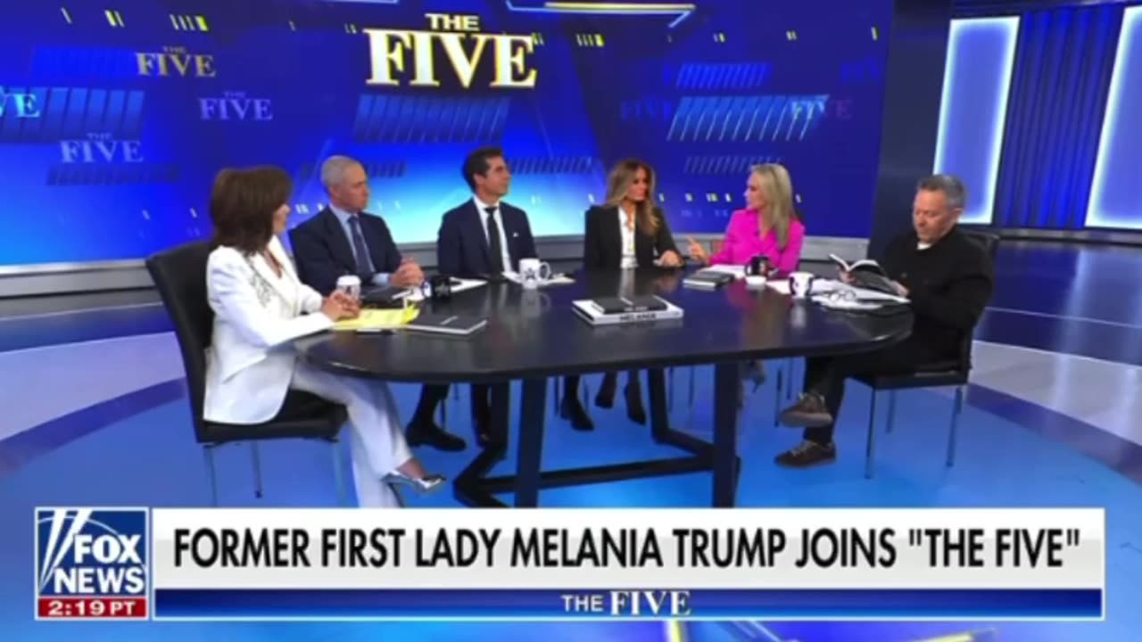 Elegant Melania Trump on The Five