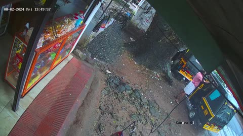 Auto driver worning parking