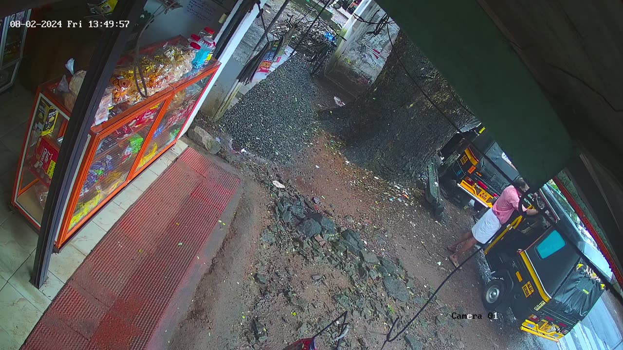 Auto driver worning parking