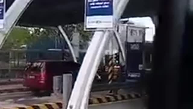 Skyway toll booth Philippines