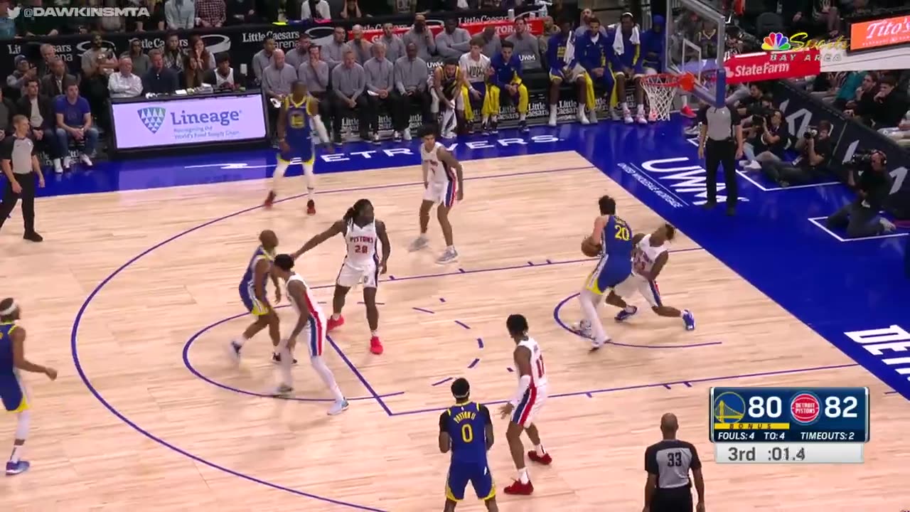 Golden State Warriors vs Detroit Pistons Full Game Highlights