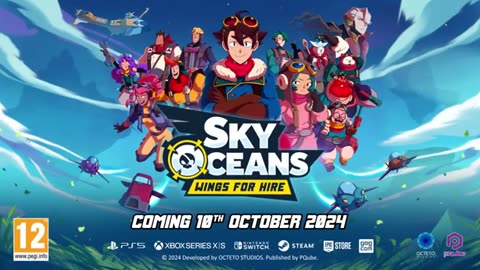 Sky Oceans: Wings for Hire - Official Release Date Announcement Trailer