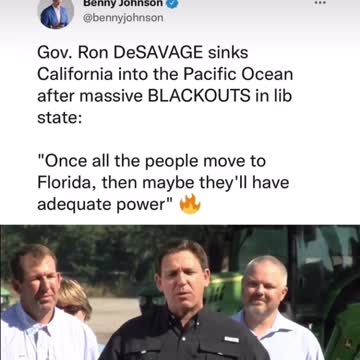 CA Gov. Newsom took a jab at Florida and instantly gets slammed by FL Gov. Ron Desantis
