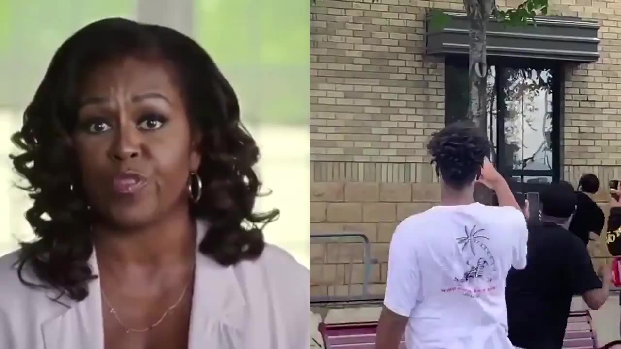 FLASH BACK OCT 2020 Michelle Obama said the protests aren't violent