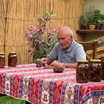 Walnuts tasty halwa with green tea recipe