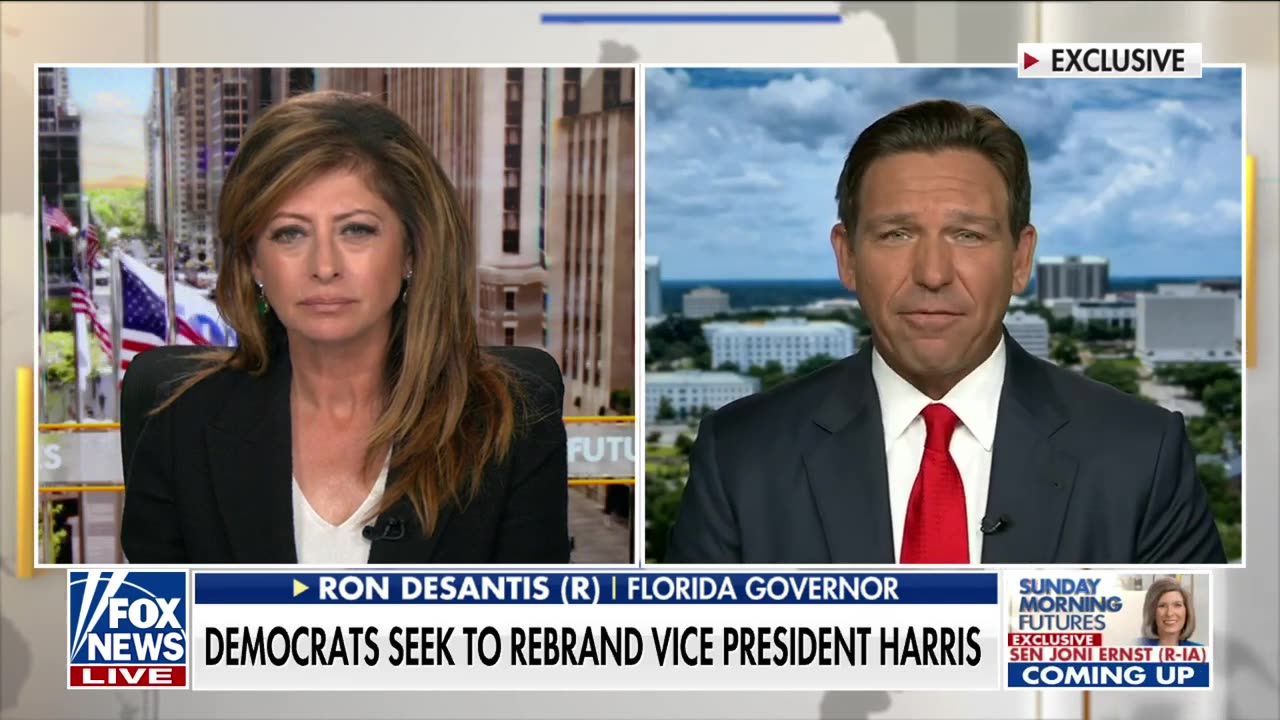 'BLIZZARD OF LIES': Kamala Harris won't be able to distance herself from this, DeSantis says