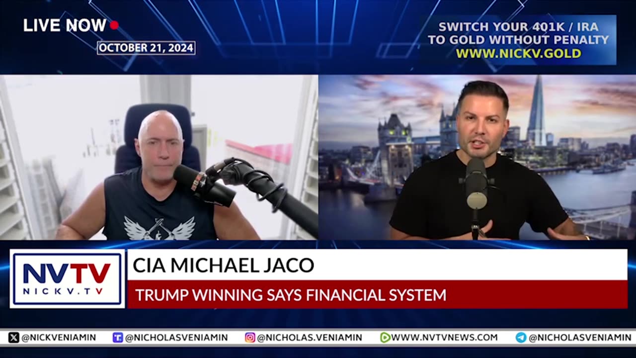 CIA Michael Jaco Discusses Trump Winning Says Financial System with Nicholas Veniamin