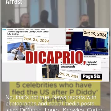 Fact Check: 5 Celebrities Did NOT Flee US After Sean 'Diddy' Combs' Arrest