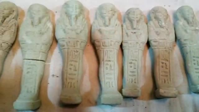 Watch now and exclusive, not at another Egyptian pharaonic statues