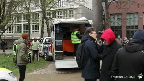 Für Frieden, Freiheit und eine freie Impfentscheidung - Frankfurt 2.4.2022