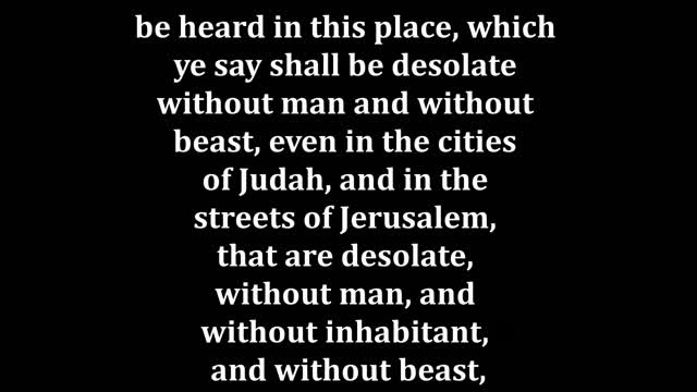 Jeremiah 33 King James version