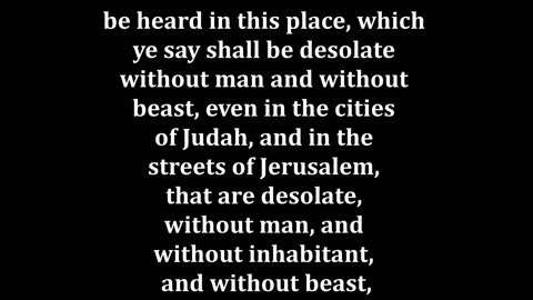 Jeremiah 33 King James version