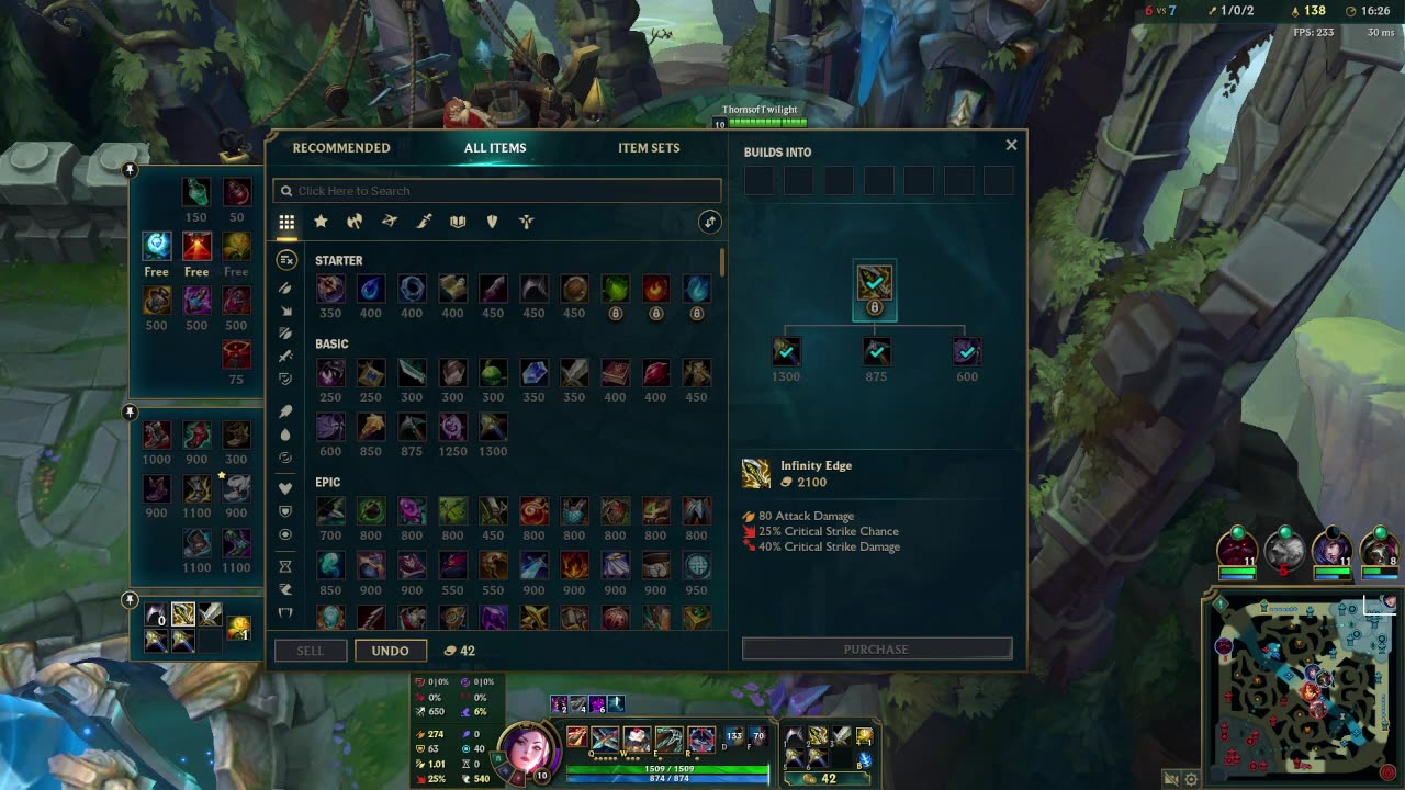 League of Legends, Farm then Sweep the Enemy