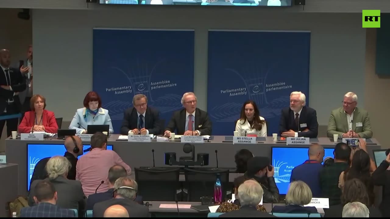 Assange testifies at Council of Europe human rights hearing in Strasbourg