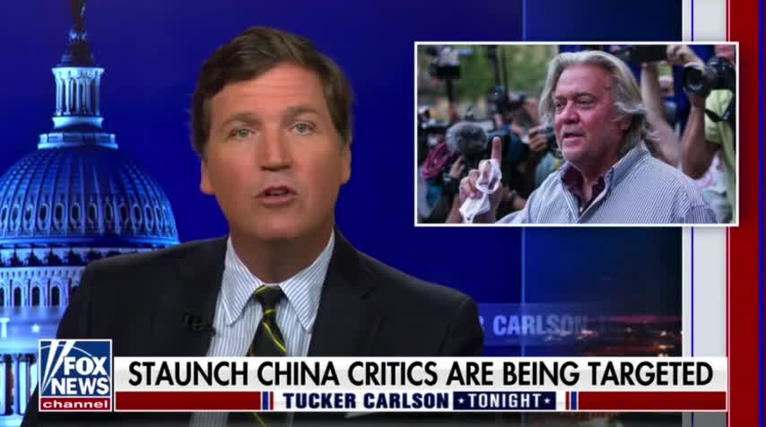 Tucker says Trudeau is a "brain-dead Prime Minister " who "is effectively a Chinese lackey."