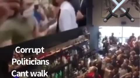 The corrupt can’t walk down street