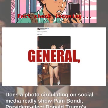 Fact Check: FAKE Photo Shows Trump Attorney General Choice Pam Bondi Jogging In Her Underwear