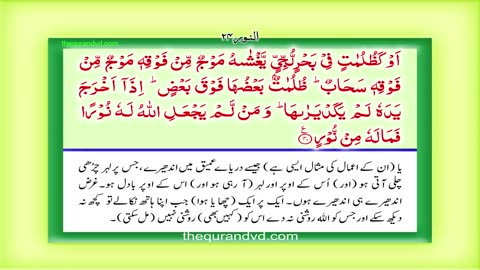 Para 18 Juz 18 - Qad aflaha HD Quran Urdu Hindi Translation