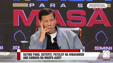 Dating Pang. Duterte, patuloy na hinahamon ang Kamara na magpa-audit