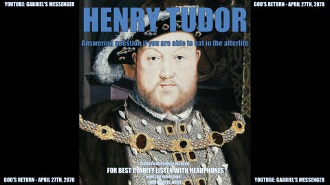 EVP Henry Tudor King Henry VIII Answering If You Can Eat In The Afterlife Spirit Communication