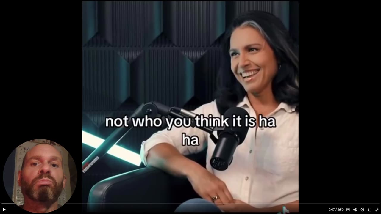 Who actually runs the government - Tulsi Gabbard has a few thoughts on it.