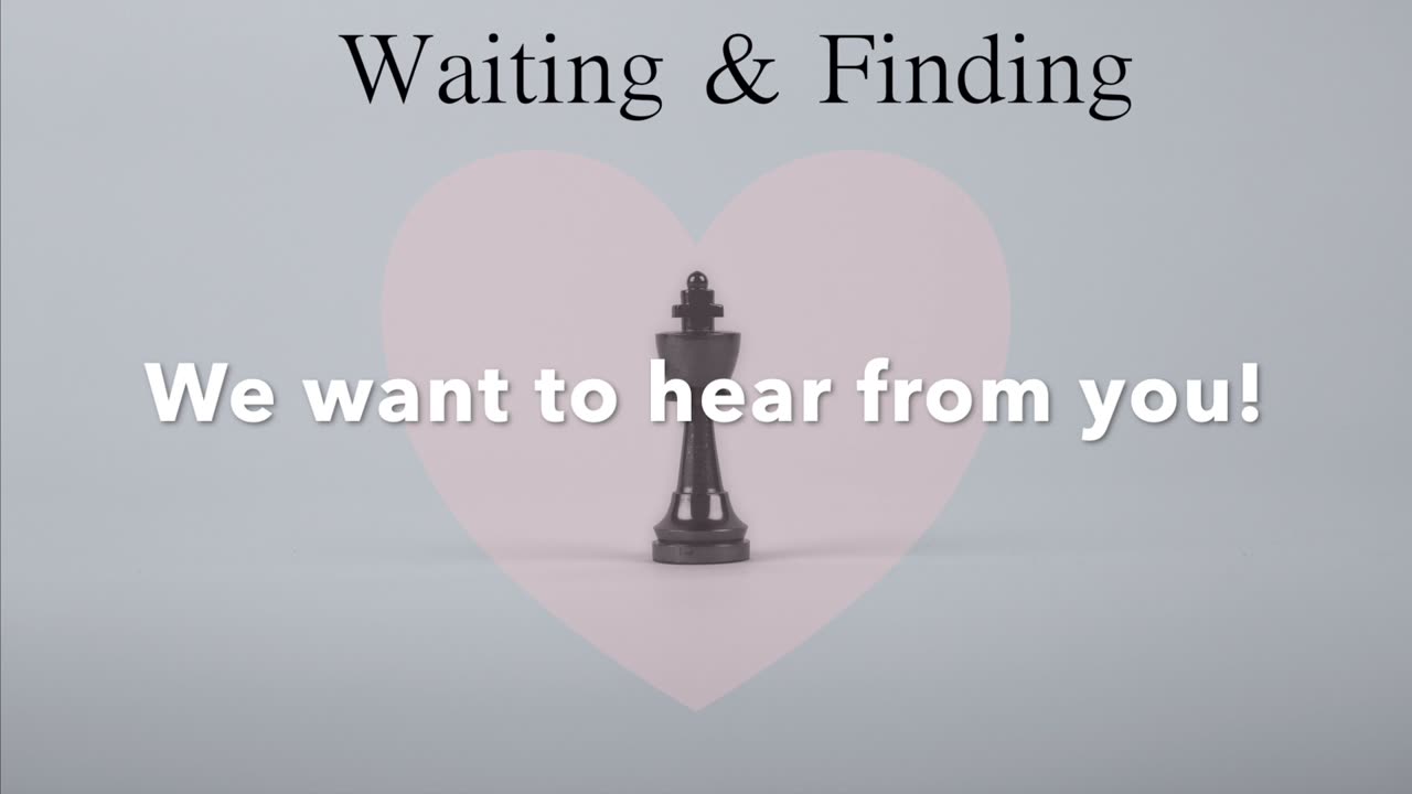 Waiting and Finding - Prayer