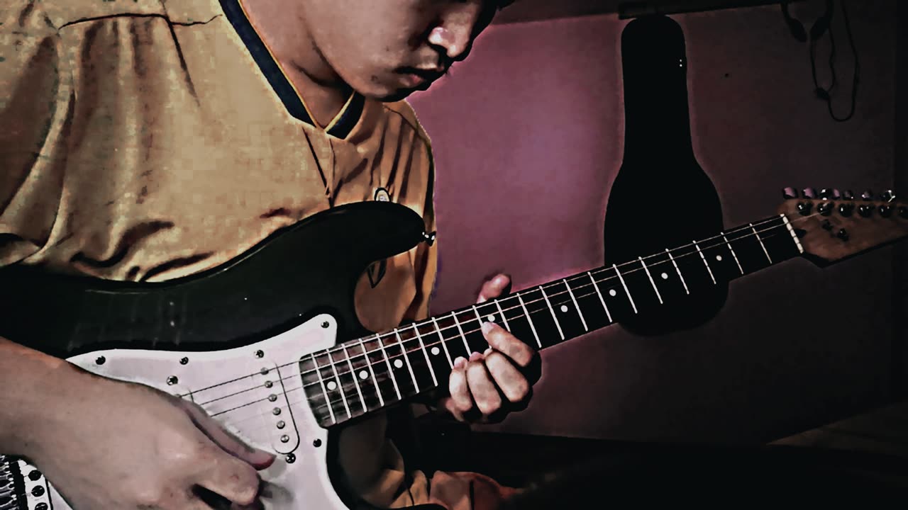 Guitar solo cover of Timi Bhane song #Nepali Guitar Tutorial