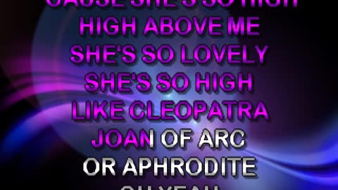 kbkaraokeking Bachman,_Tal She's So High KST