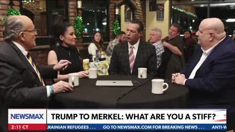 Giuliani on what Trump told Merkel at first NATO Meeting