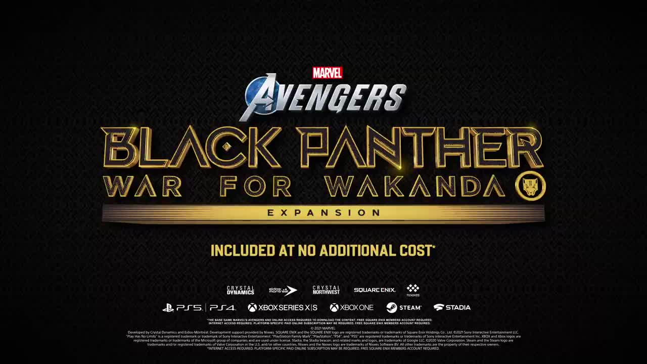 Marvel's Avengers Expansion: Black Panther | War for Wakanda Cinematic Trailer