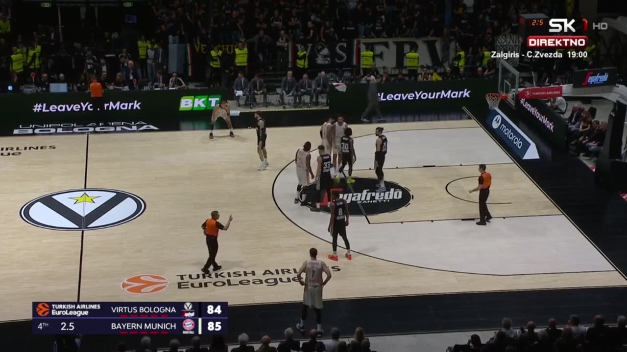 Virtus Bologna - Bayern Oct 29, 2024 EuroLeague