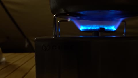 Video of the stove heating the pot