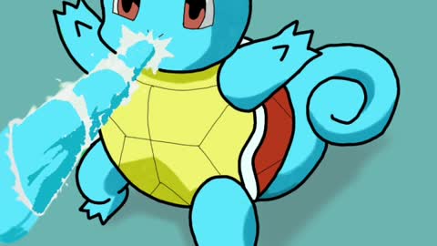 A speed drawing squirtle [pokemon blue]