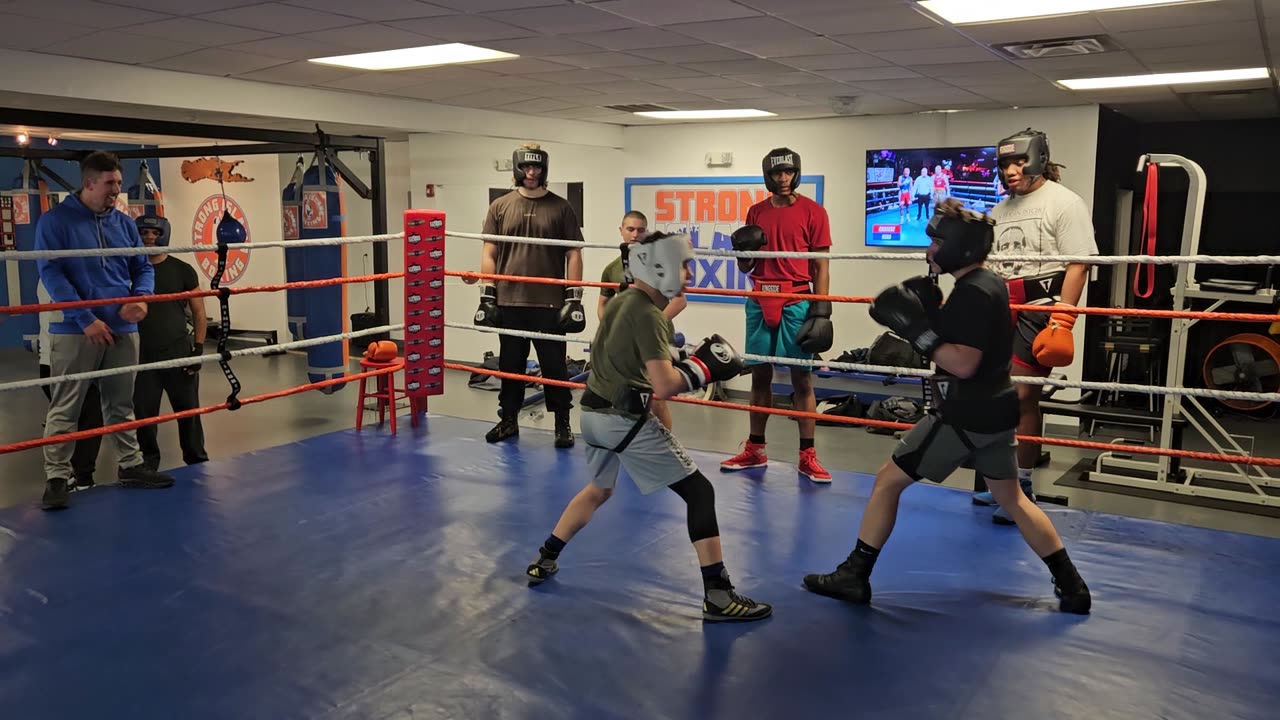 Joey sparring Kyle 1. 3/19/24