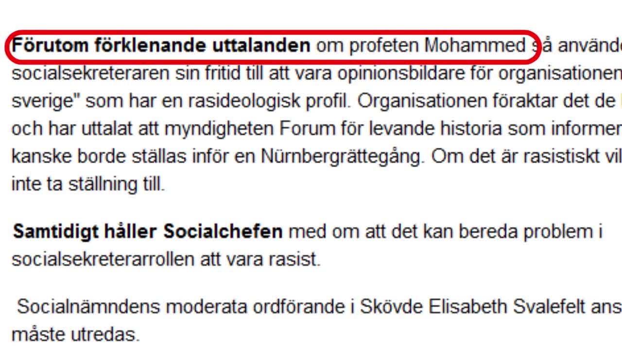 SR-chefen_ Forskare eniga -Muhammed var inte pedofil