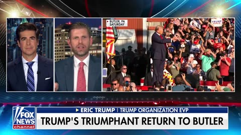 Eric Trump on father's return to Butler It was a 'beautiful moment'