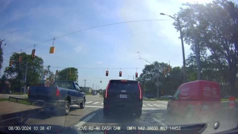 Roundtrip Drive From Ford/Telegraph, Dbn; To America House, Rochester Rd, Rochester Hills MI 8/30/24