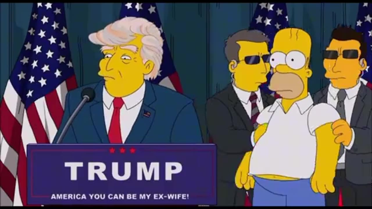 The Simpsons already predicted what would happen to Donald Trump pay attention to the episode