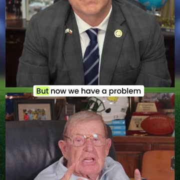 Lou Holtz Podcast | Rep. Pat Fallon Two Paths, Two Goals - What's Happening to America? #shorts