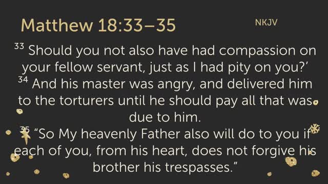 Forgiveness Is Not For The Sake Of The Offender, But The One Offended. Lose Count- September 22 2022