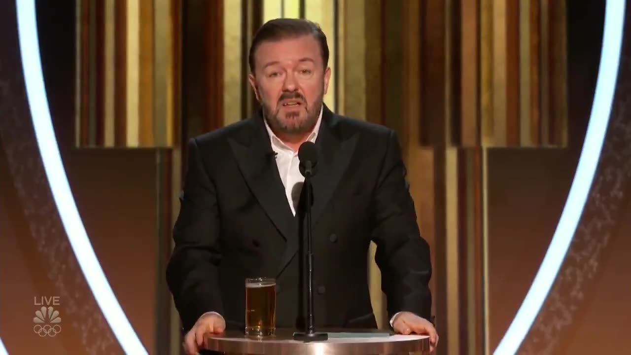 Ricky Gervais Intro to Golden Globes (2020)