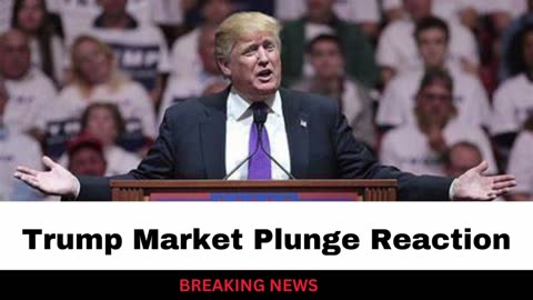 Donald Trump Reaction To Market Plunge