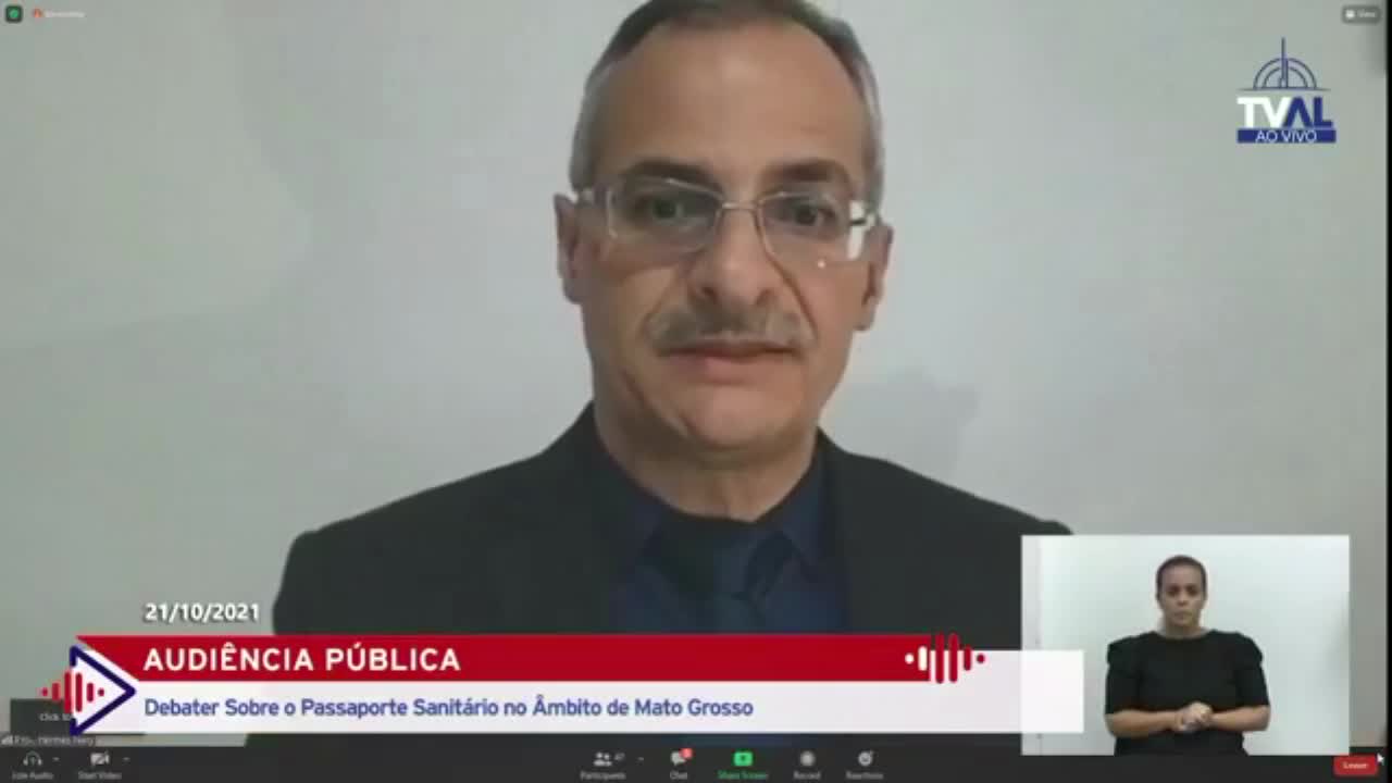 PRONUNCIAMENTO EM AUDIÊNCIA PÚBLICA - PASSAPORTE SANITÁRIO - PROF. HERMES RODRIGUES NERY