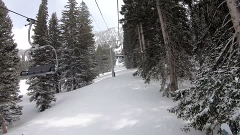 Alta Chair Lift Timelapse 2023