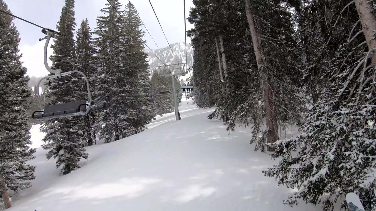Alta Chair Lift Timelapse 2023
