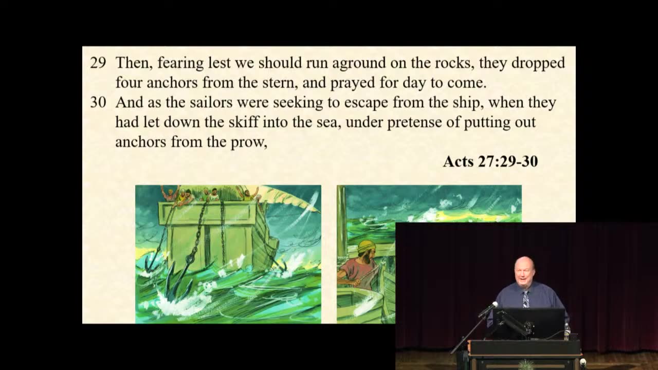 43 - God's Sovereignty & Paul's Credibility On The Voyage To Rome (Acts 27)