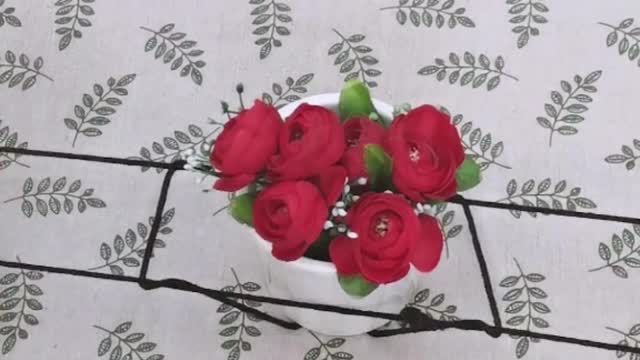make a flower basket out of rope