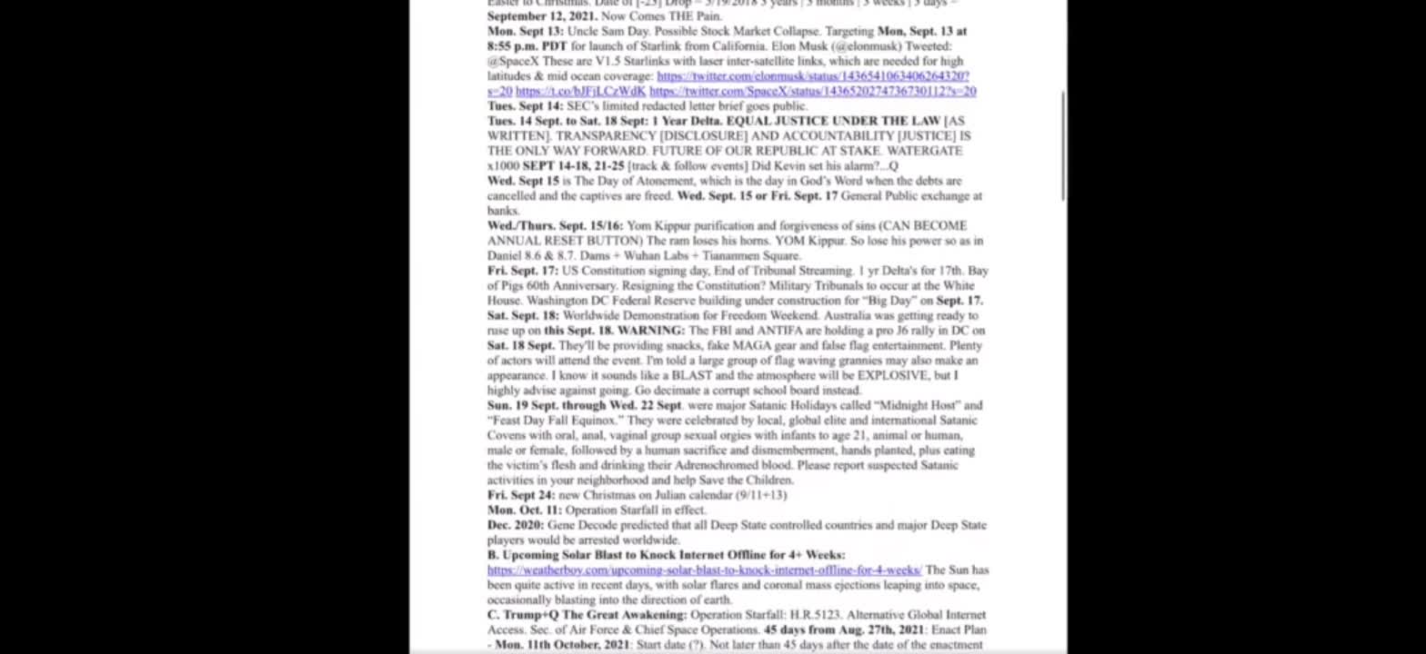 MARY. WE THE PEOPLE. SITUATION UPDATE.