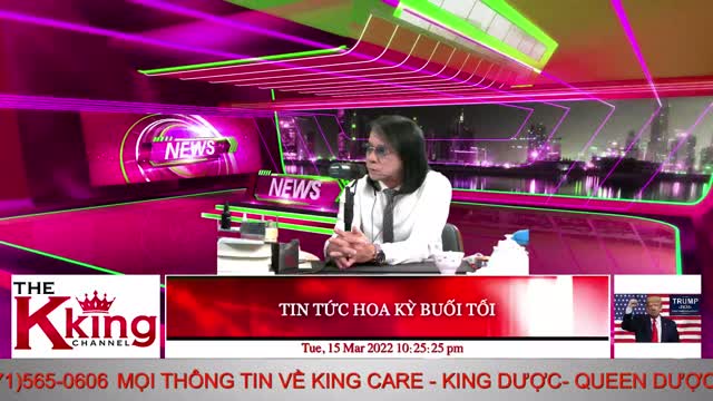 TIN TỨC HOA KỲ BUỔI TỐI - 03/15/2022 - The KING Channel